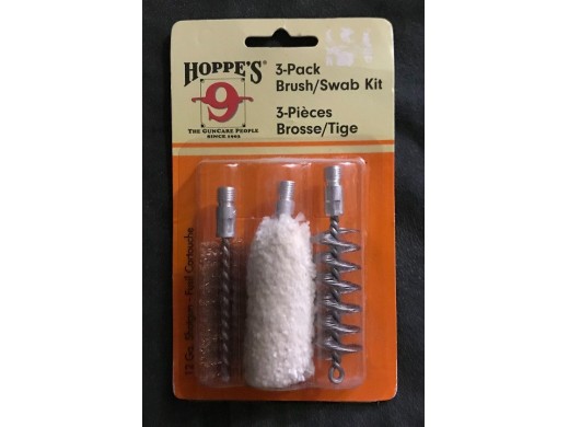 Hoppe's 9 - 3-pack Brush/Swab Kit
