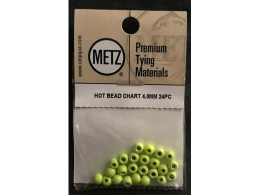 Metz Premium Tying Materials - Hot Bead - Chartreuse