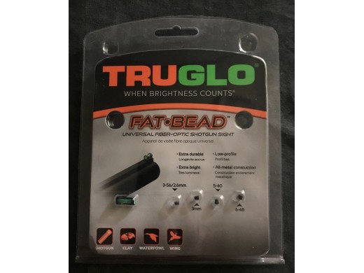 Tru-Glo - Fat-Bead Universal Fiber-optic Shotgun Sight