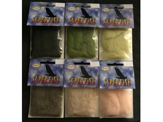 Wapsi Quality Fly Tying Materials - Super Fine Dry Fly Dubbing