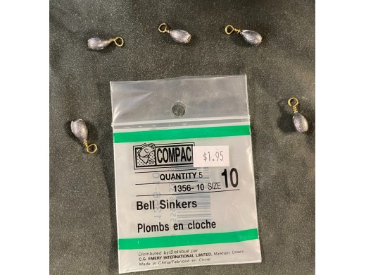 Compac - Bell Sinkers Size 10