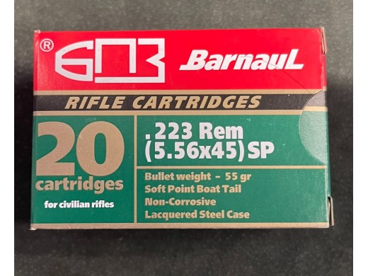 Barnaul  Rifle Cartridges - .223 REM (5.56 X 45) SP
