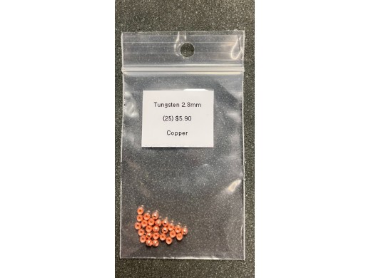 Tungsten Beads - 2.8mm